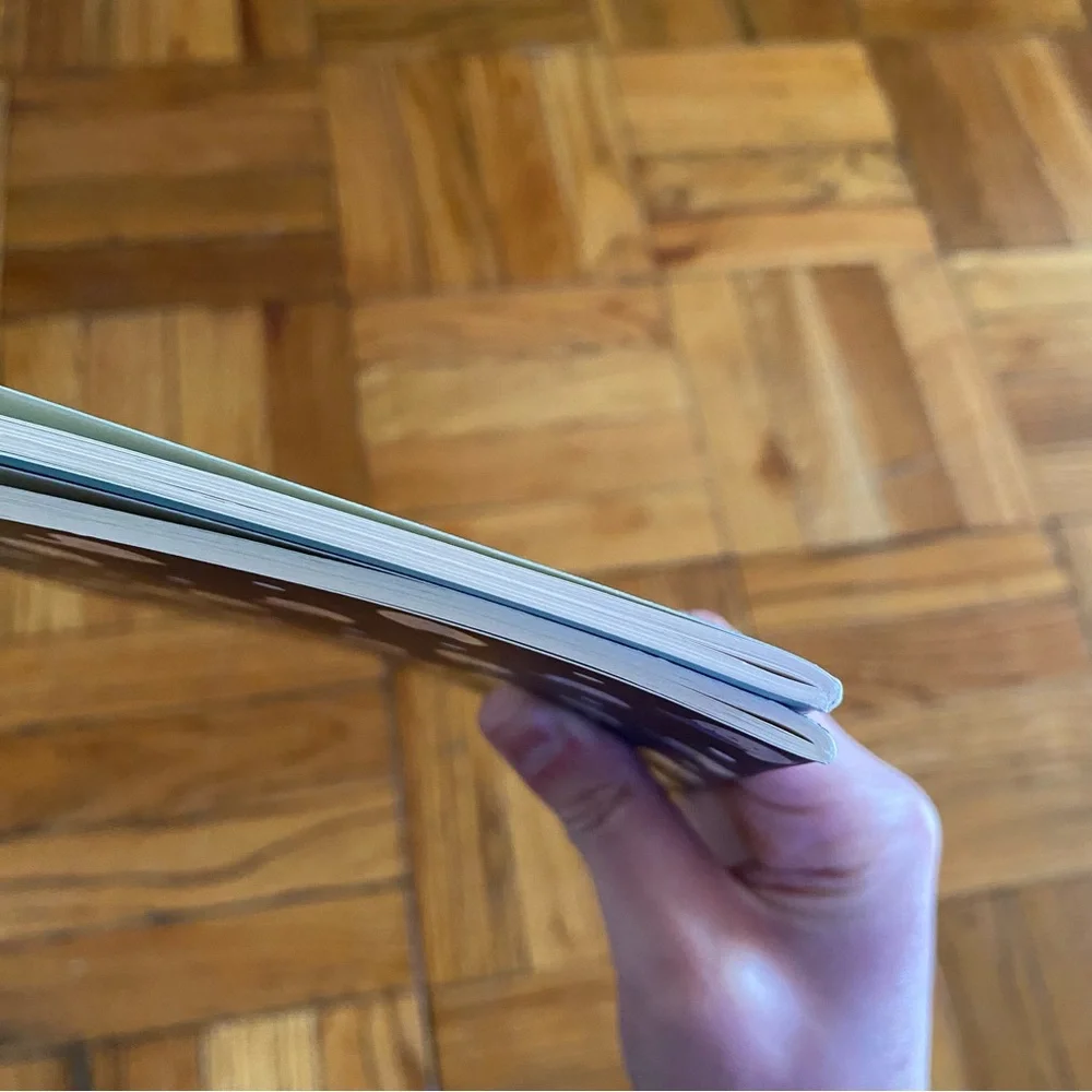 Two Thin Seal Print Notebooks